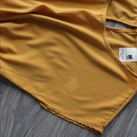 MUSTARD TOP DRESS - Picture 5 of 8